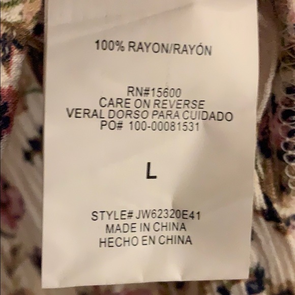 ๐ค$8 or 3 for $20 Jolt Girls peasant top multi color size L - Picture 2 of 5